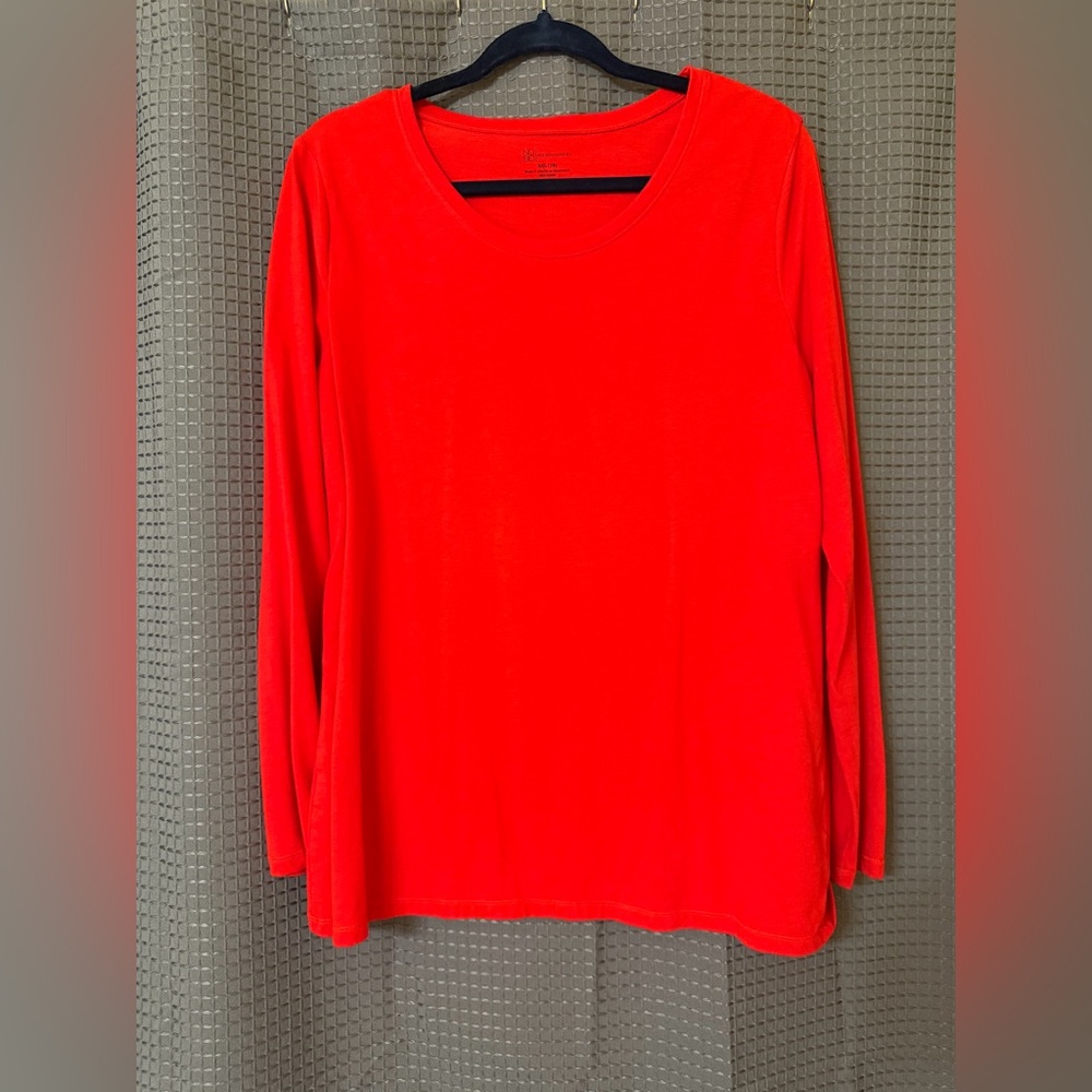 No Boundries XXL Bright Red Long Sleeve Top